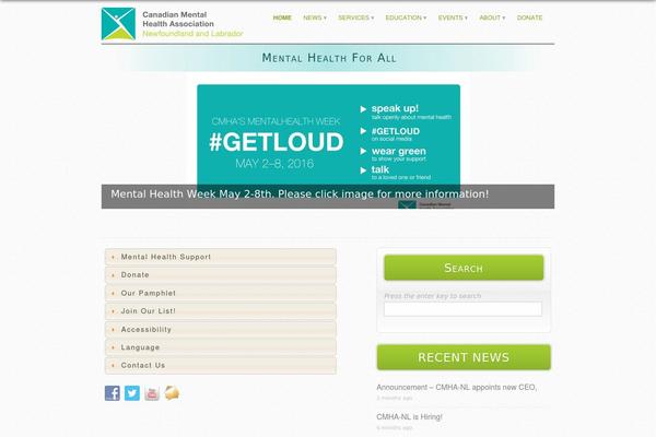 Site using Collapsible Widget Area plugin