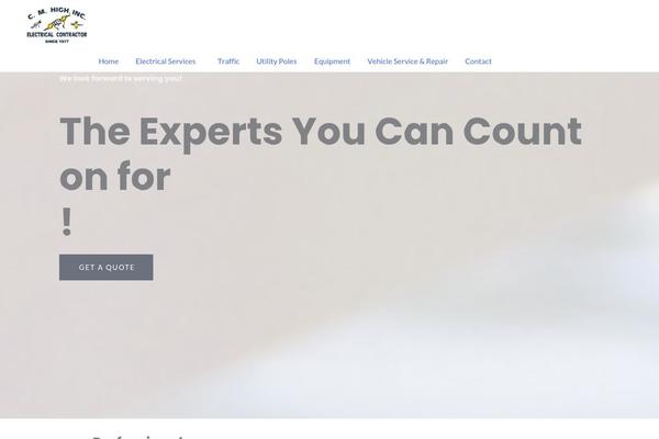 Site using Header-footer-elementor plugin