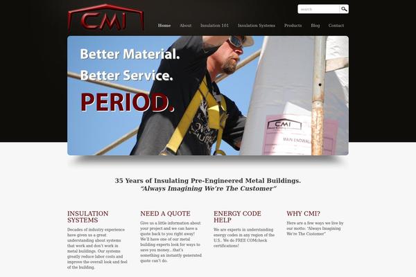cmi-insulation.com site used Custom-v1