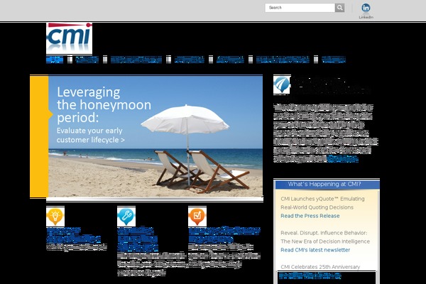 Cmi theme site design template sample