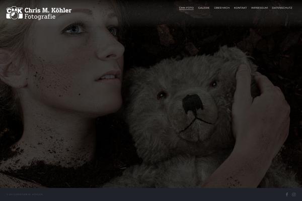 Johnblack theme site design template sample
