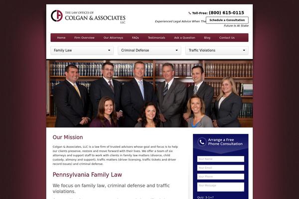 cmlaw1.com site used Colgan-and-associates