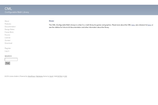Barthelme theme site design template sample