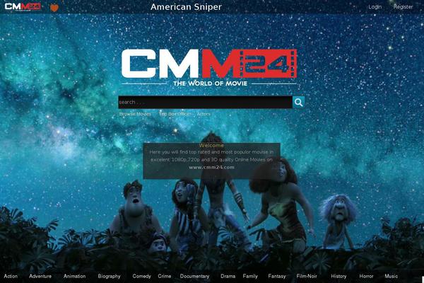 iMovies theme site design template sample