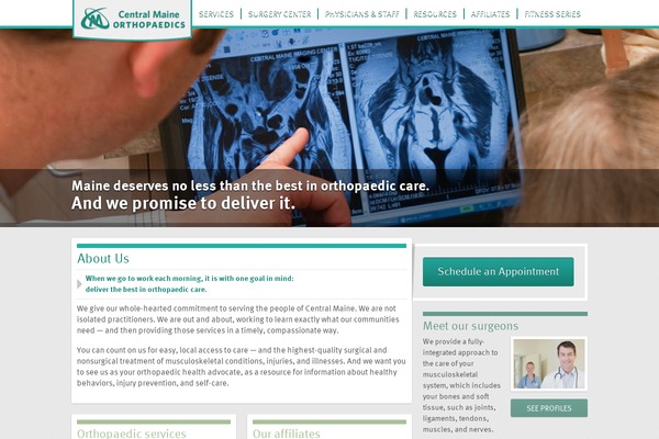 cmogroup.org site used Spectrum-ortho
