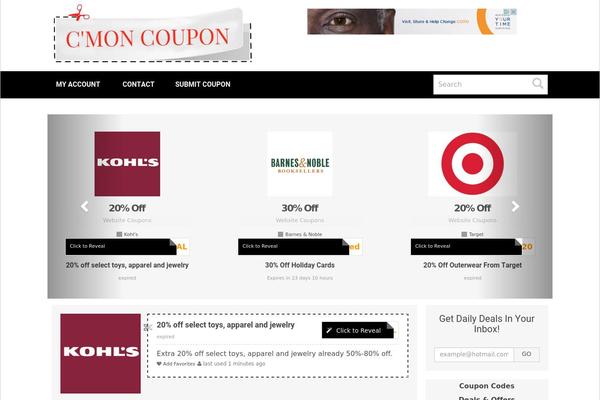 Cp theme site design template sample