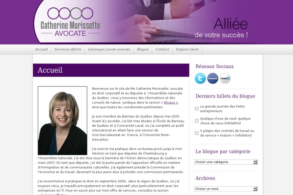 cmorissette.com site used Hemsida