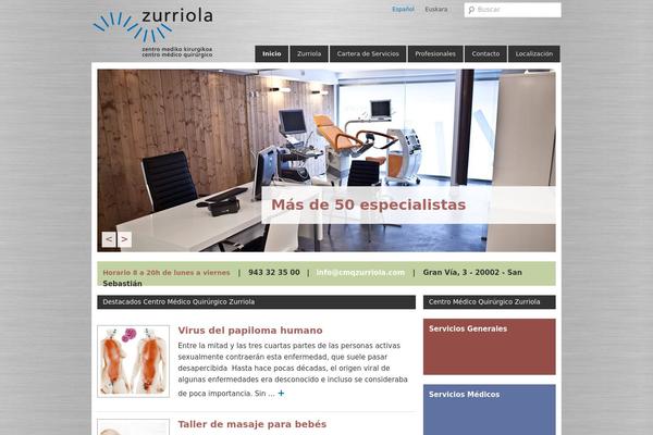 zurriola theme websites examples