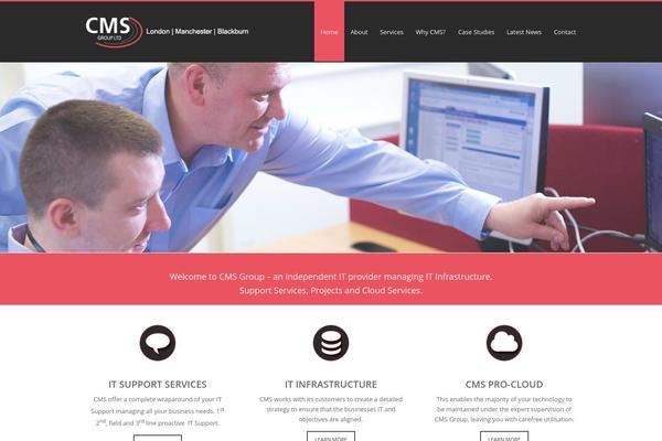 Cms theme site design template sample