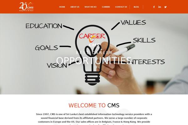 WordPress website example screenshot