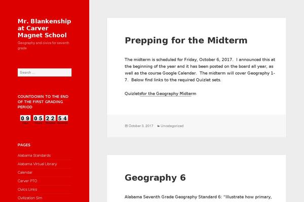 Site using Wpdevart-countdown-pro plugin