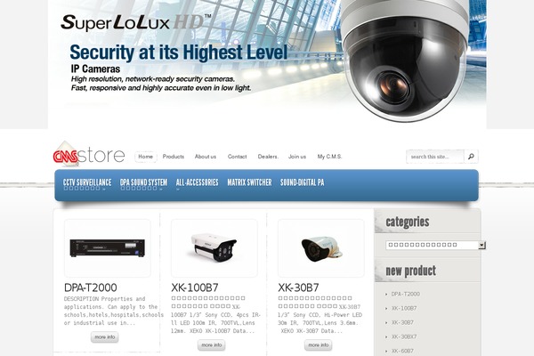 eStore theme site design template sample