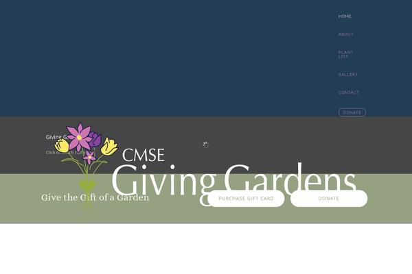 cmsegivinggardens.com site used Cmse-child-theme