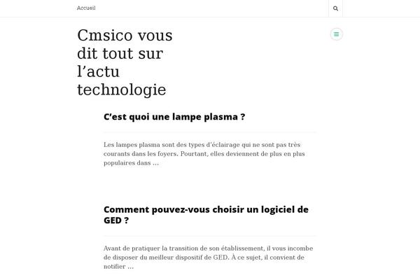 cmsico.com site used Rara Readable