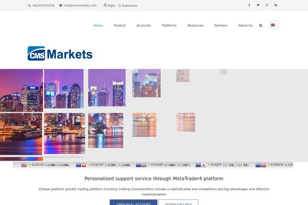 Electrify theme site design template sample