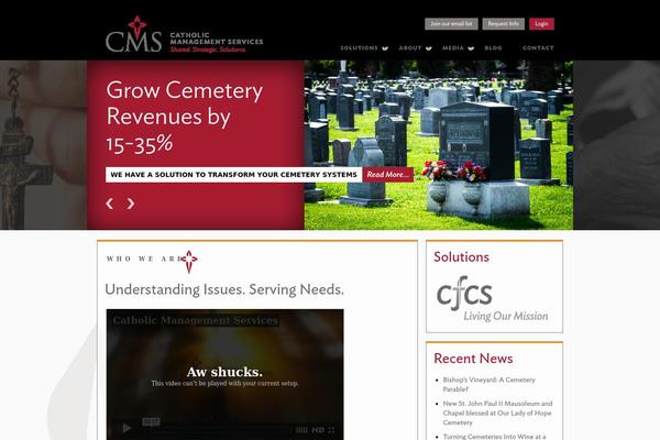 Cms theme site design template sample