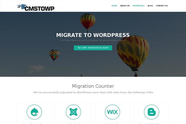 cmstowp.com site used Bizwrap