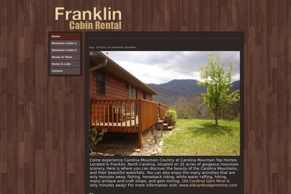 Mountaincreek theme site design template sample