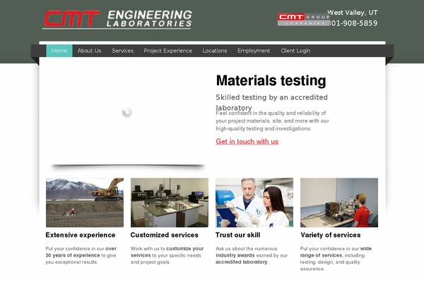 cmtlaboratories.com site used Theme1180