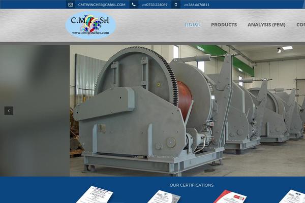 Cumulo theme site design template sample