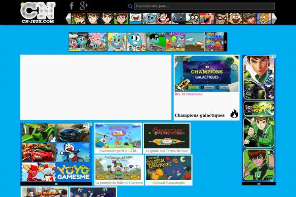 Flash Gamer theme site design template sample