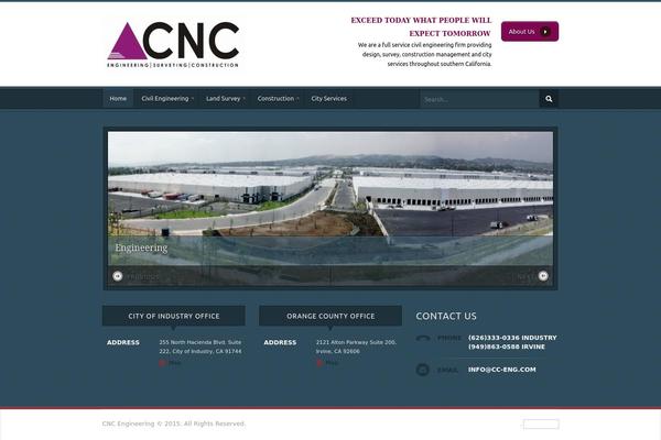 Empire theme site design template sample