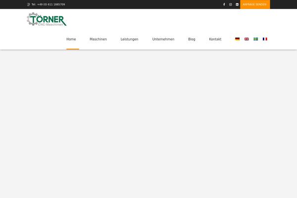 Industrial theme site design template sample
