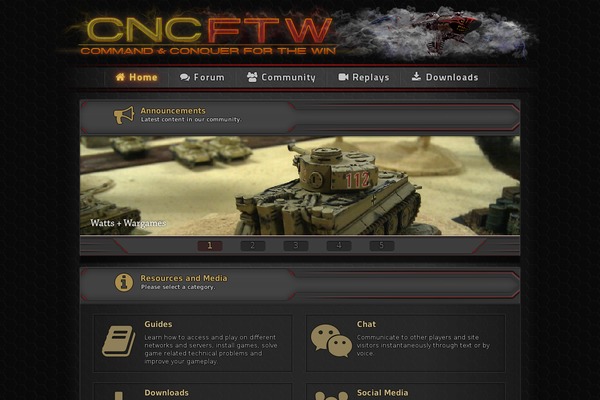 Catalyst theme site design template sample
