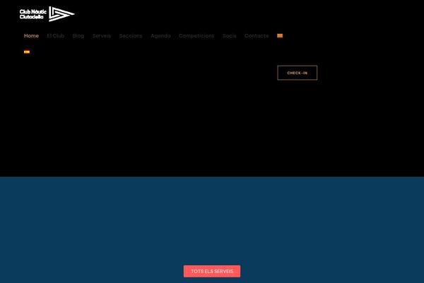 Catamaran website example screenshot