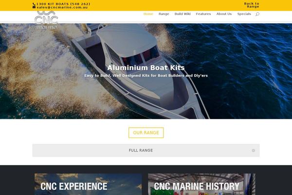 Marine theme site design template sample