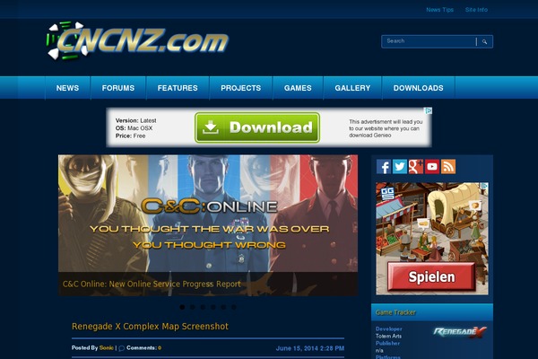 cncnz.com site used Head Blog