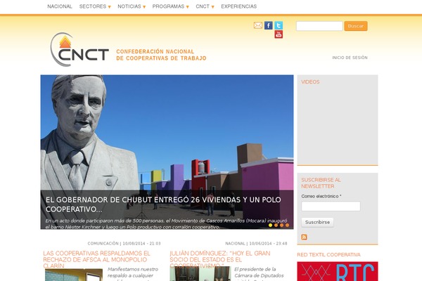cnct.org.ar site used Newscard-child