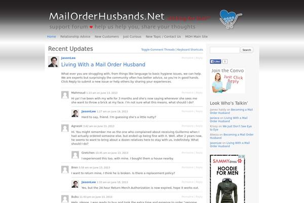 P2 theme site design template sample
