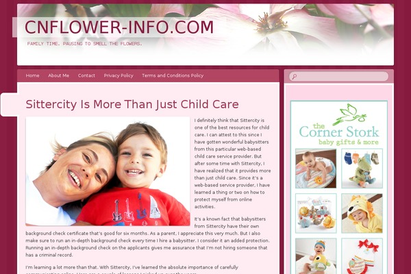 Bouquet theme site design template sample
