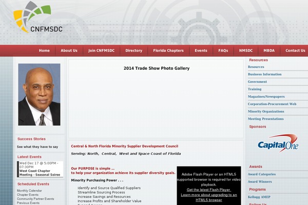 cnfmsdc.org site used One Page Express