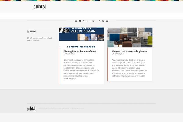 Tint theme site design template sample