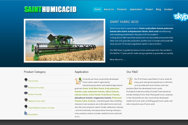 cnhumicacid.com site used Metric