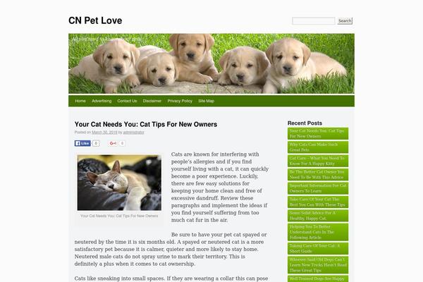 Whispy theme site design template sample