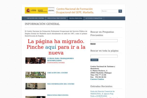Edublog theme site design template sample