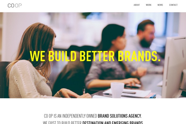 CoOp theme site design template sample