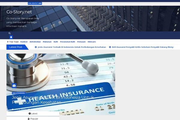 Newsup theme site design template sample