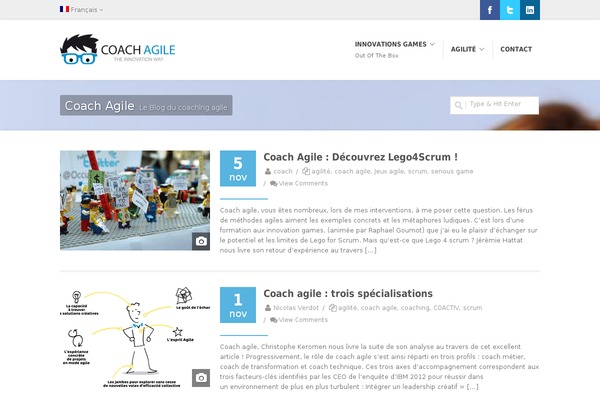 CoWorker theme site design template sample