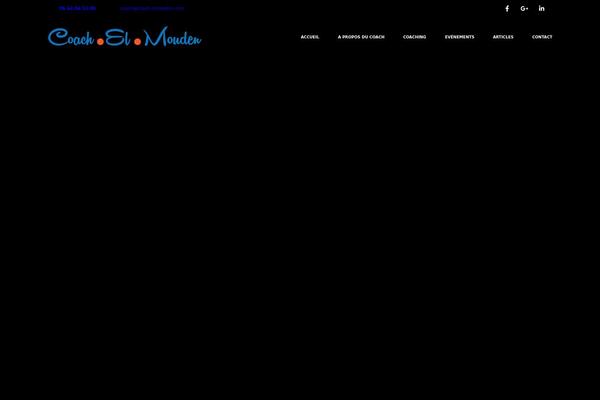 Coaching theme site design template sample