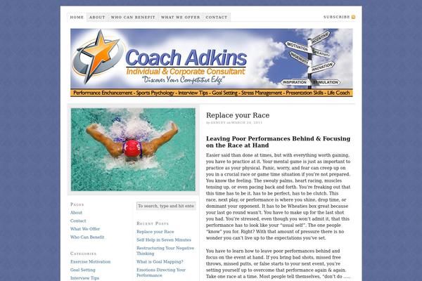 Thesis 1.7 theme site design template sample