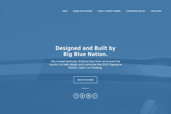 The Ken theme site design template sample