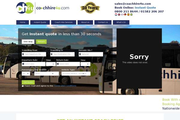 coachhire4u.com site used Coachhire4u