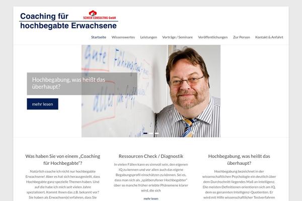 Spacious theme site design template sample