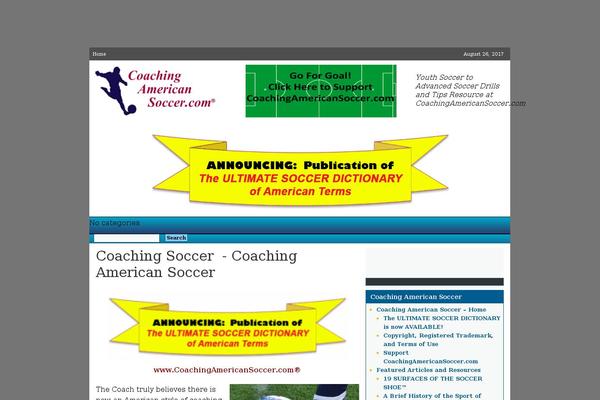 Cas theme site design template sample