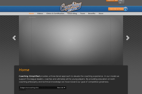 Site using Widgetkit plugin