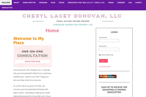 Jacqueline theme site design template sample